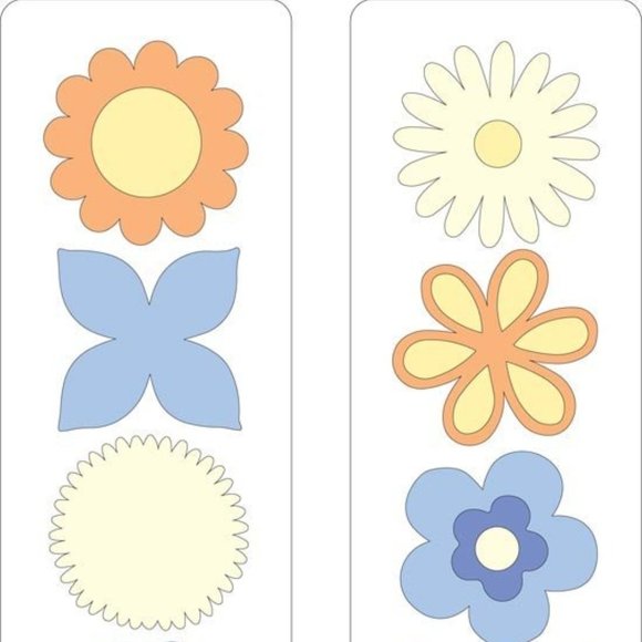 Lot of 3 cuttlebug 2” x 6” dies (fruit & tags, hearts & stamps, flowers) - Picture 13 of 14